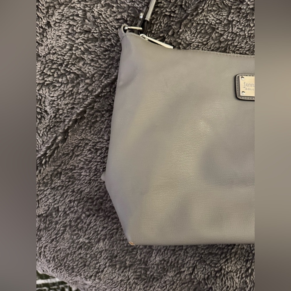 JENNA KATOR Gray Shoulder Bag Silver hardware - Picture 14 of 16